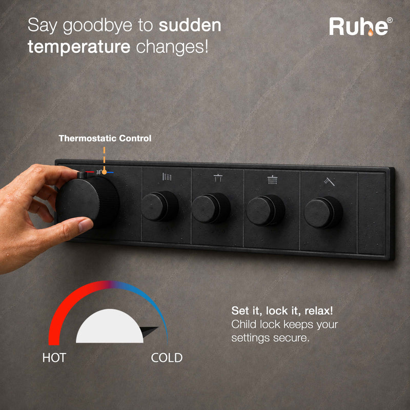 Aurora 4-Function Thermostatic Diverter
