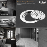 Multi Ring Flat Cut Floor Drain (5  1/2 Inches)