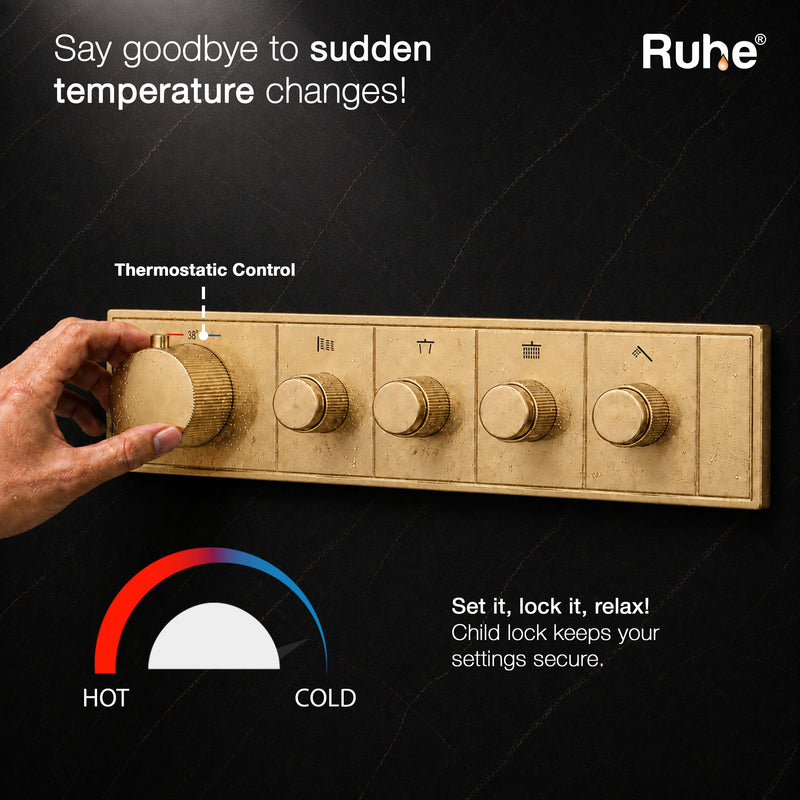 Aurora 4-Function Thermostatic Diverter