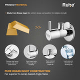 Orion Angle Valve Brass Faucet - by Ruhe
