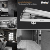 Tile-Insert Shower Drain Channel (4 Inches)