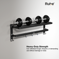 Dual Foldable Towel Rack (24 Inches)
