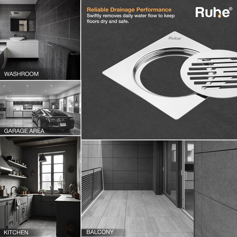 Classic Neon Flat Cut Floor Drain