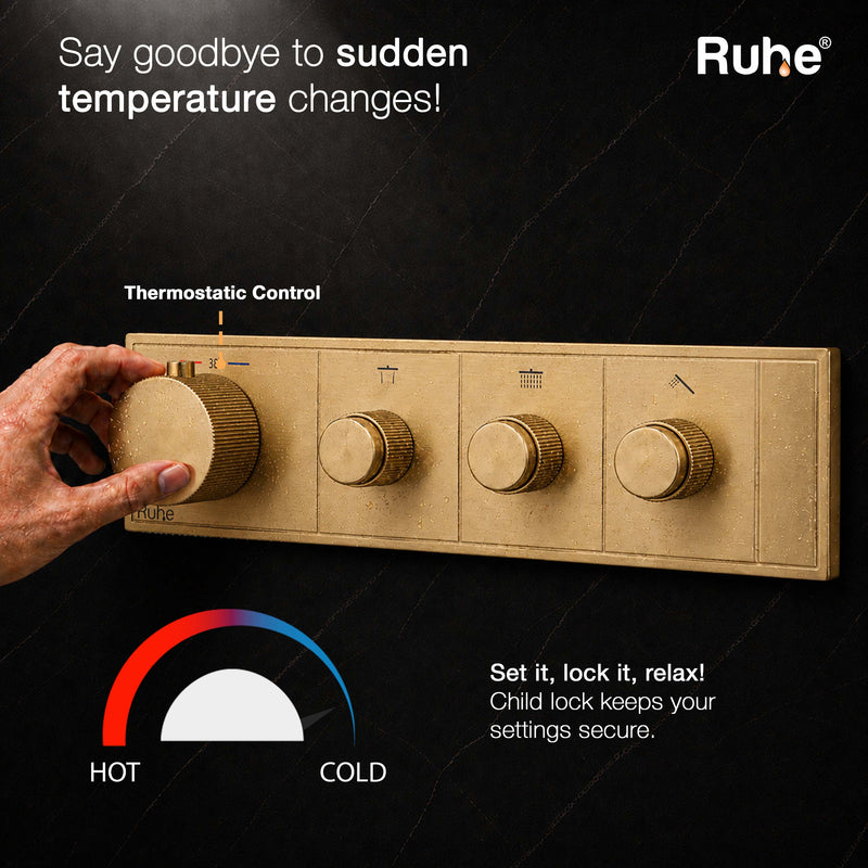 Aurora 3-Function Thermostatic Diverter