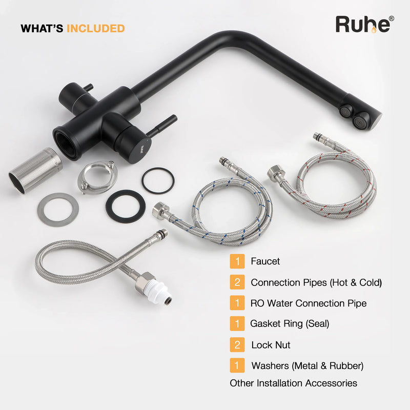 Trim Kitchen Mixer Faucet with RO Water Tap
