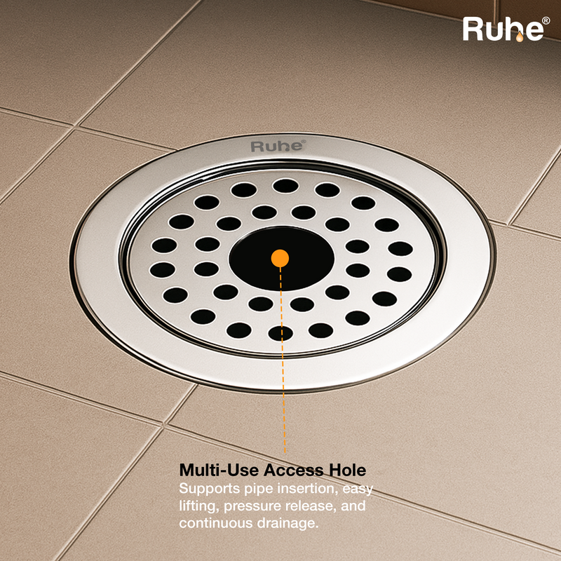 Multi Ring Flat Cut Floor Drain (5 1/2 Inches)