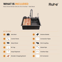 Nano 304-Grade Smart Kitchen Sink with Waterfall