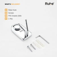 Moon Stainless Steel Double Robe Hook – Chrome