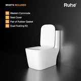 Athos One Piece Western Commode