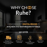 Target Chrome Health Faucet with Dual Flow and 1 Meter 304-Grade SS Hose & Hook