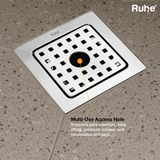 Check Square Flat Cut Floor Drain