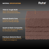 Quartz Double Bowl Kitchen Sink (37 x 18 x 9 Inches)