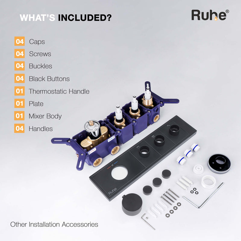 Aurora 3-Function Thermostatic Diverter