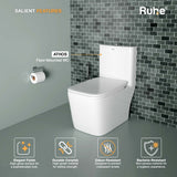 Athos One Piece Western Commode with Built-In Jet, Salient Features