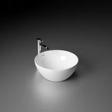 Blaze Table Top Wash Basin (White) - by Ruhe