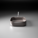 Pulse Table Top Wash Basin (Matte Brown) - by Ruhe