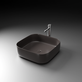 Pulse Table Top Wash Basin (Matte Brown) - by Ruhe