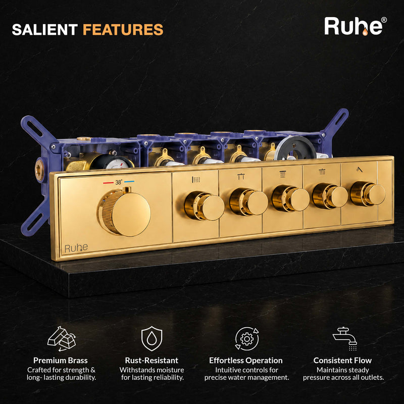 Aurora 5-Function Thermostatic Diverter