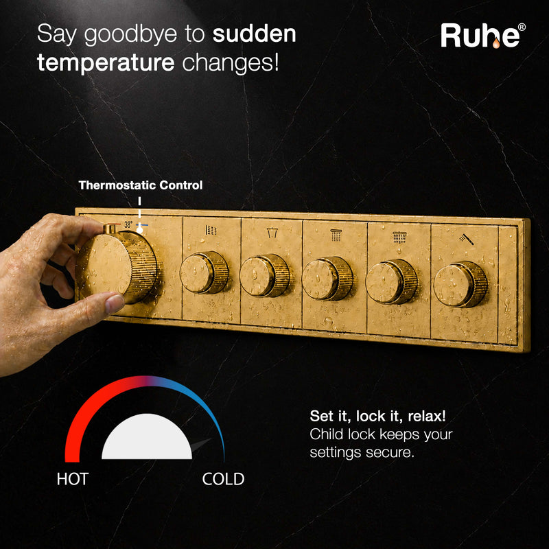 Aurora 5-Function Thermostatic Diverter
