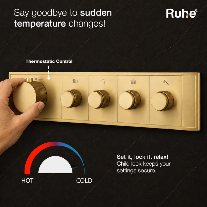 Aurora 4-Function Thermostatic Diverter
