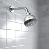 Beta Overhead Shower (3 Inches) with Shower Arm (12 Inches) - by Ruhe