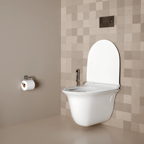 Blanco Wall-Hung Western Commode