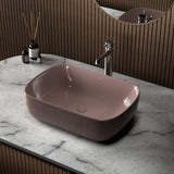 Brown Norma Table Top Wash Basin (Lifestyle)