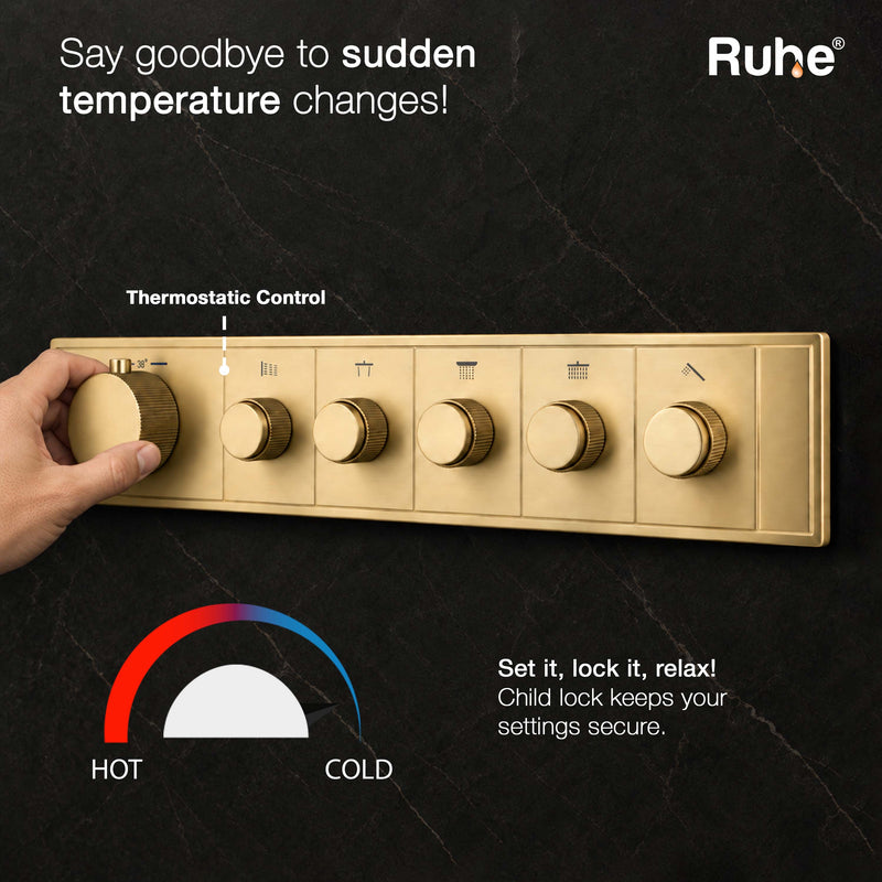 Aurora 5-Function Thermostatic Diverter