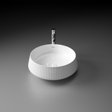 Castor Table-Top Wash Basin (White) - by Ruhe