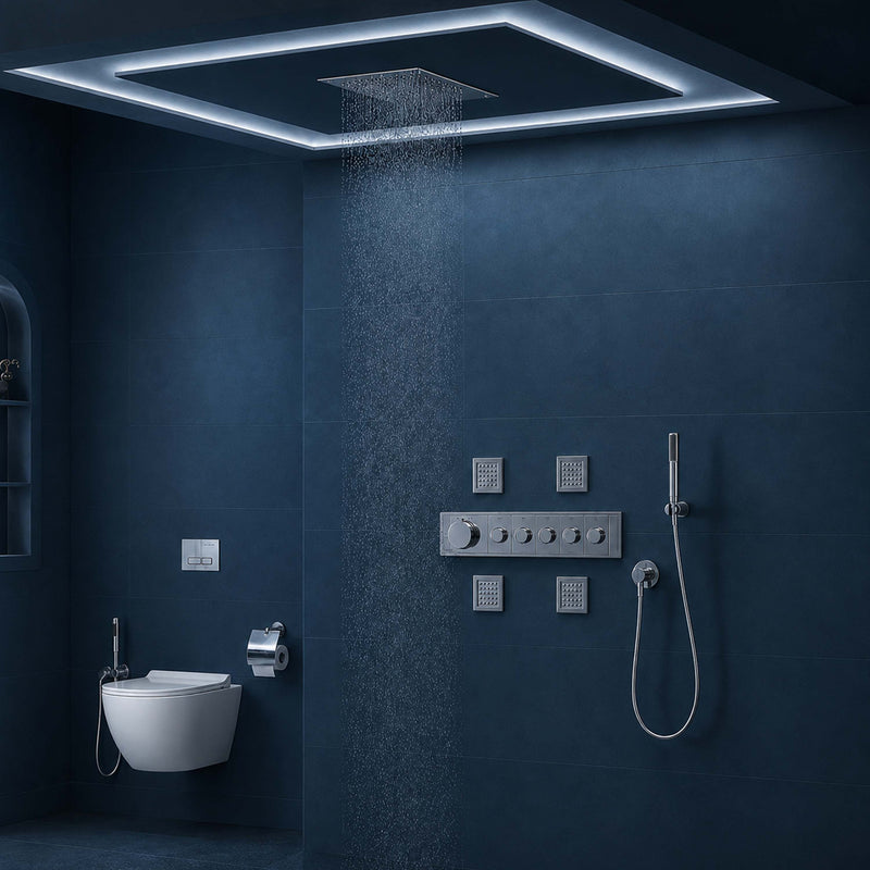 Aurora 5-Function Thermostatic Diverter