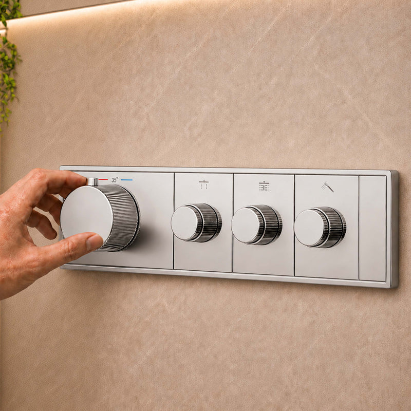 Aurora 3-Function Thermostatic Diverter