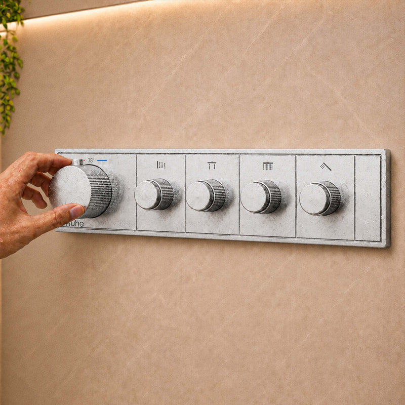 Aurora 4-Function Thermostatic Diverter