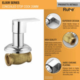 Elixir Concealed Stop Valve