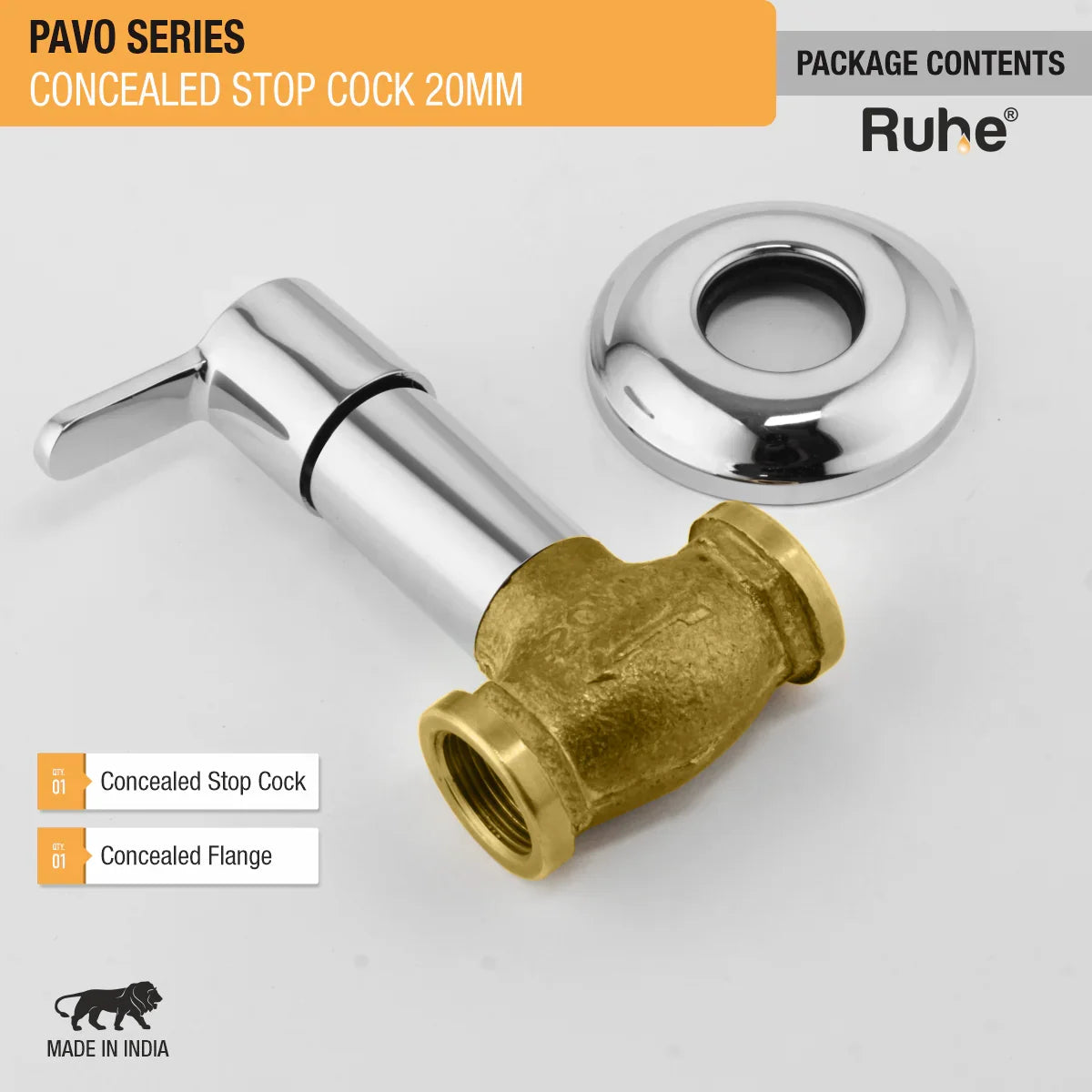 Pavo Concealed Stop Valve