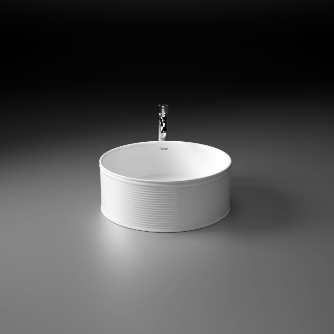 Diya Table-Top Wash Basin (White) - by Ruhe®