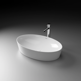 Dusk Table Top Wash Basin (White) - by Ruhe