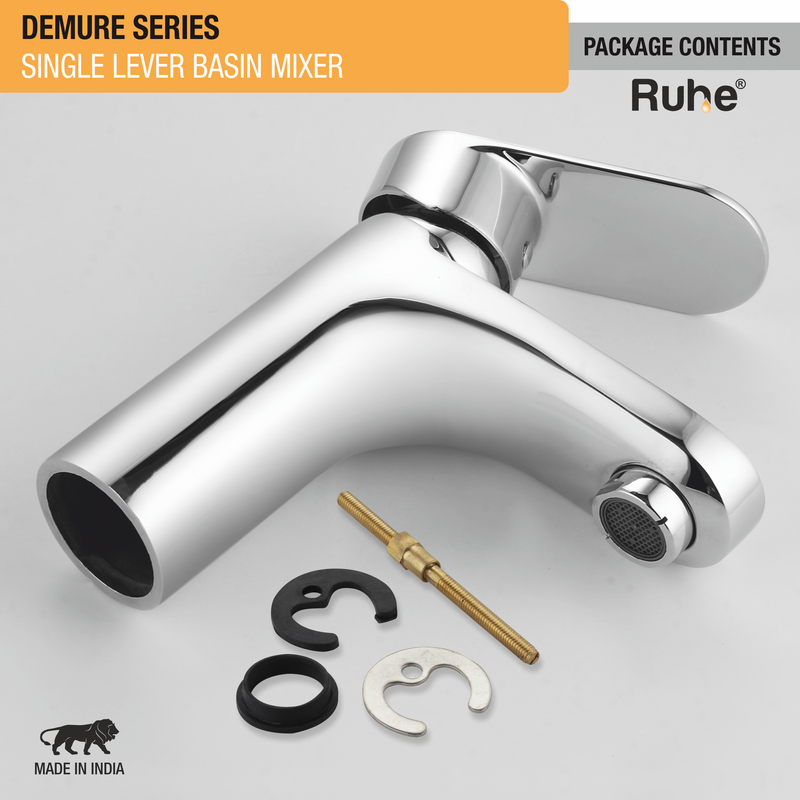 Demure Single Lever Deck-mount Wash Basin Mixer Tap