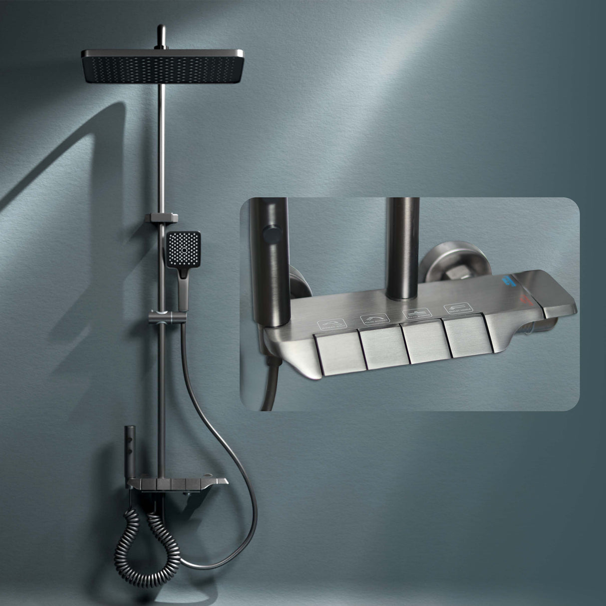 Drizzle Smart Shower Panel Set