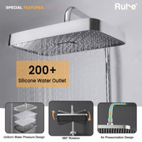 Drizzle 4-Function Brass Smart Shower Panel Set