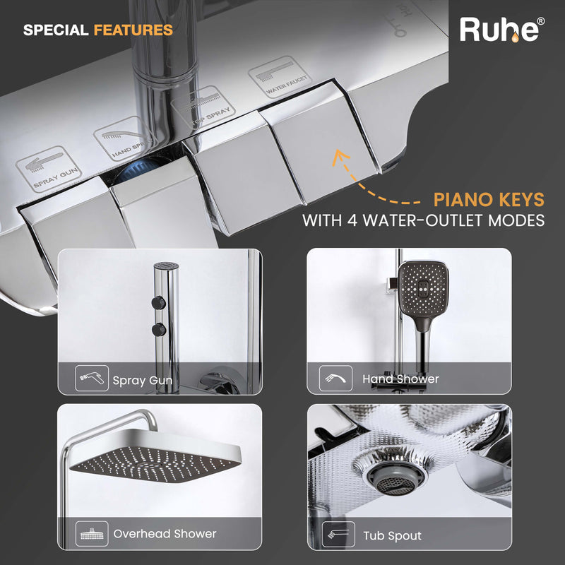 Drizzle Smart Shower Panel Set