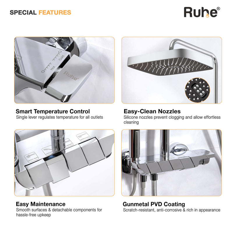 Drizzle Smart Shower Panel Set
