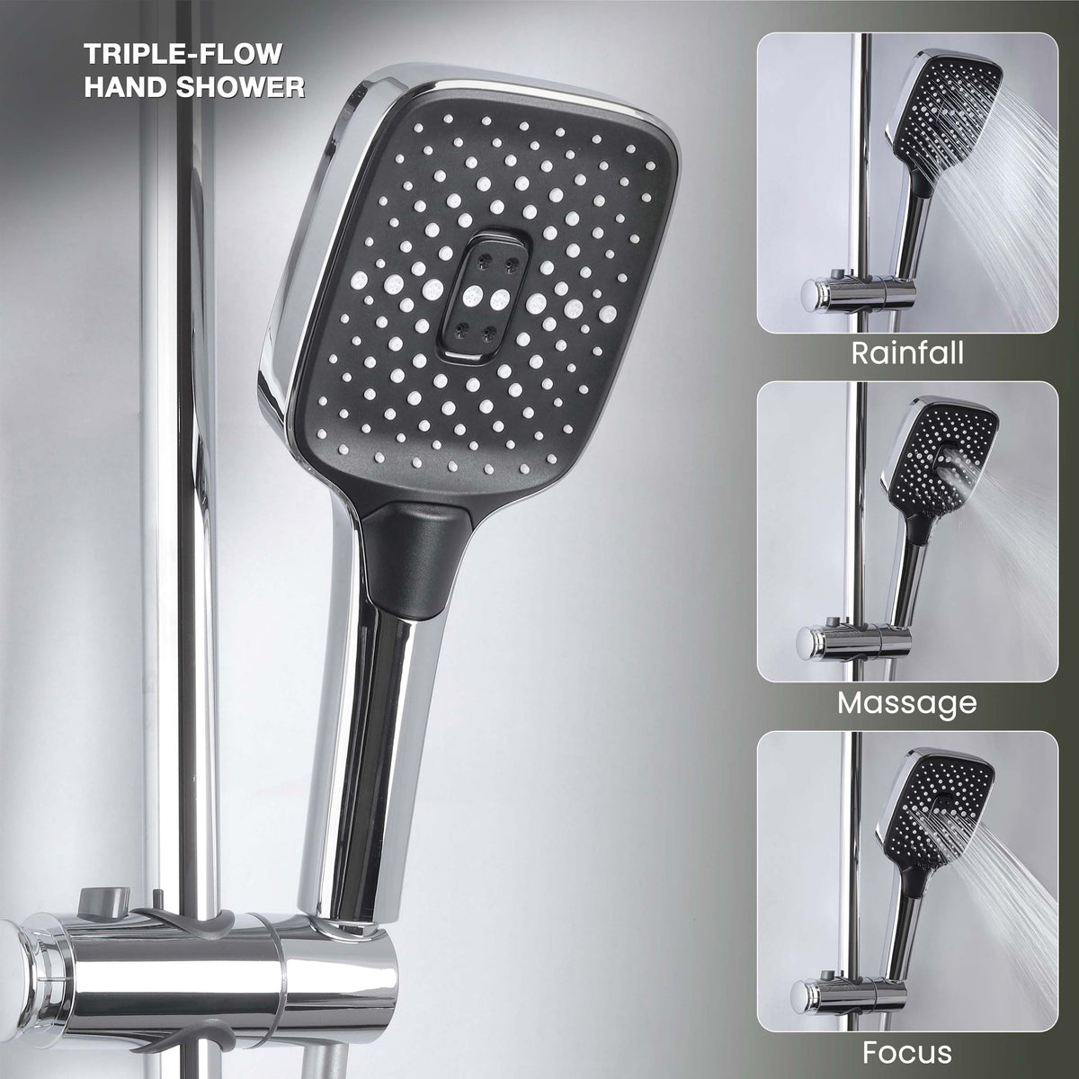 Drizzle Smart Shower Panel Set
