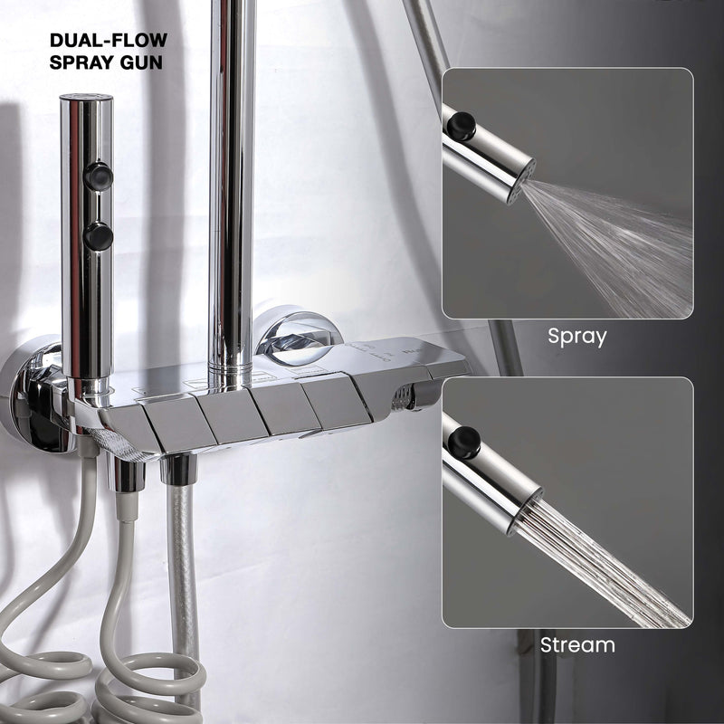 Drizzle Smart Shower Panel Set