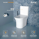 Dune One-Piece Western Commode P Trap, Salient Features