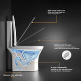 Dune One-Piece Western Commode, S Trap