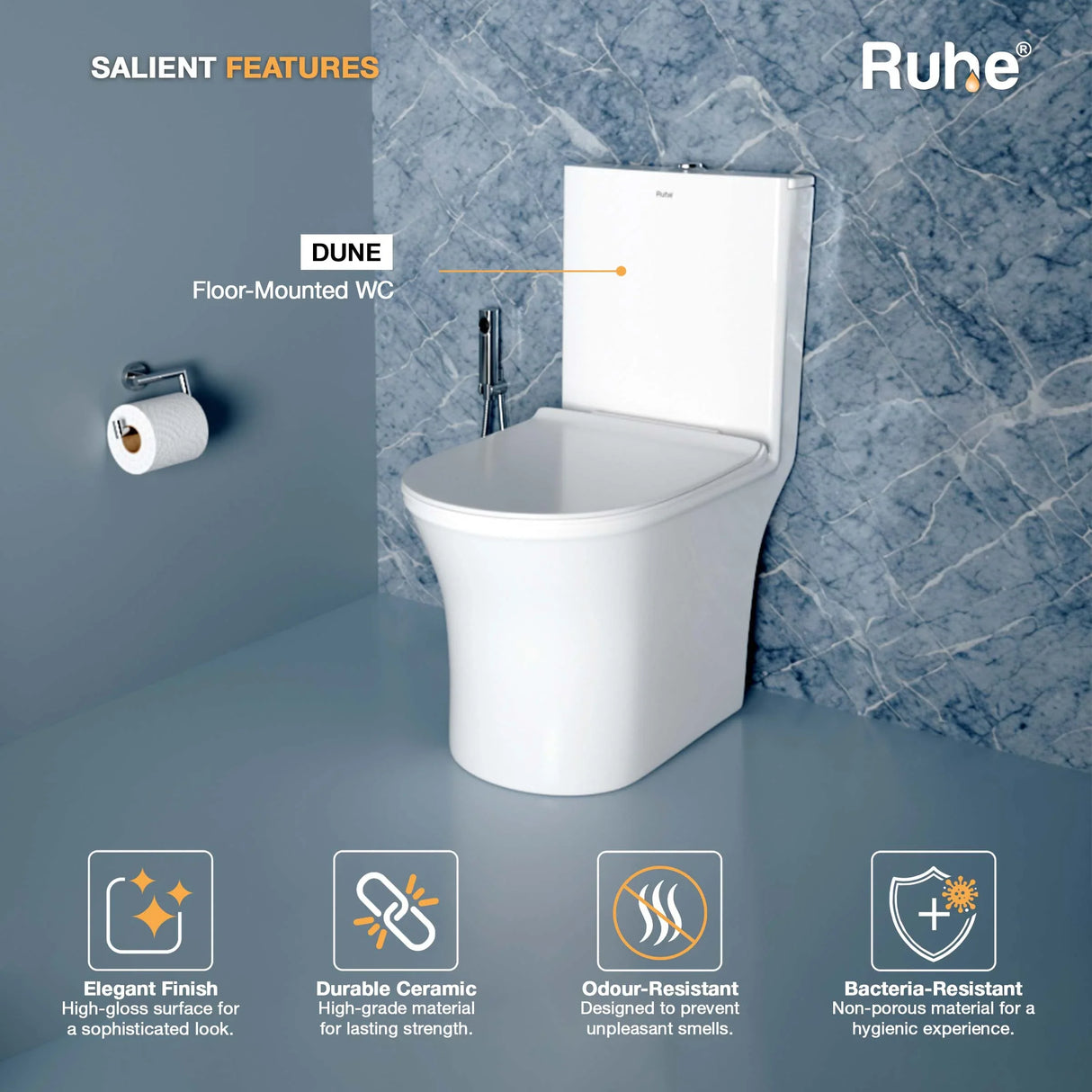 Dune One-Piece Western Commode