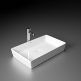 Electra Table-Top Wash Basin (White) - by Ruhe