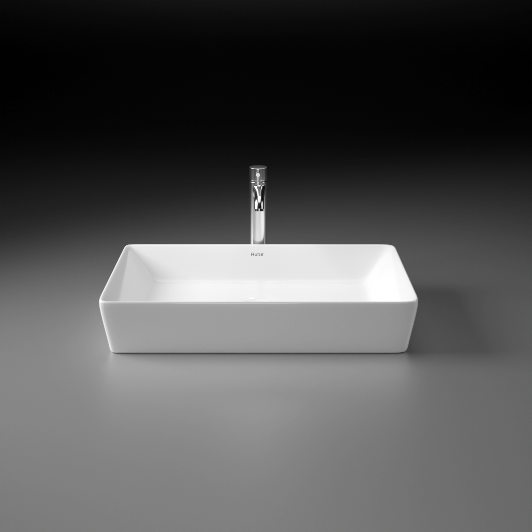 Electra Table-Top Wash Basin (White) - by Ruhe