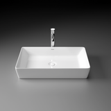 Electra Table-Top Wash Basin (White) - by Ruhe