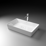 Electra Table-Top Wash Basin (White) - by Ruhe